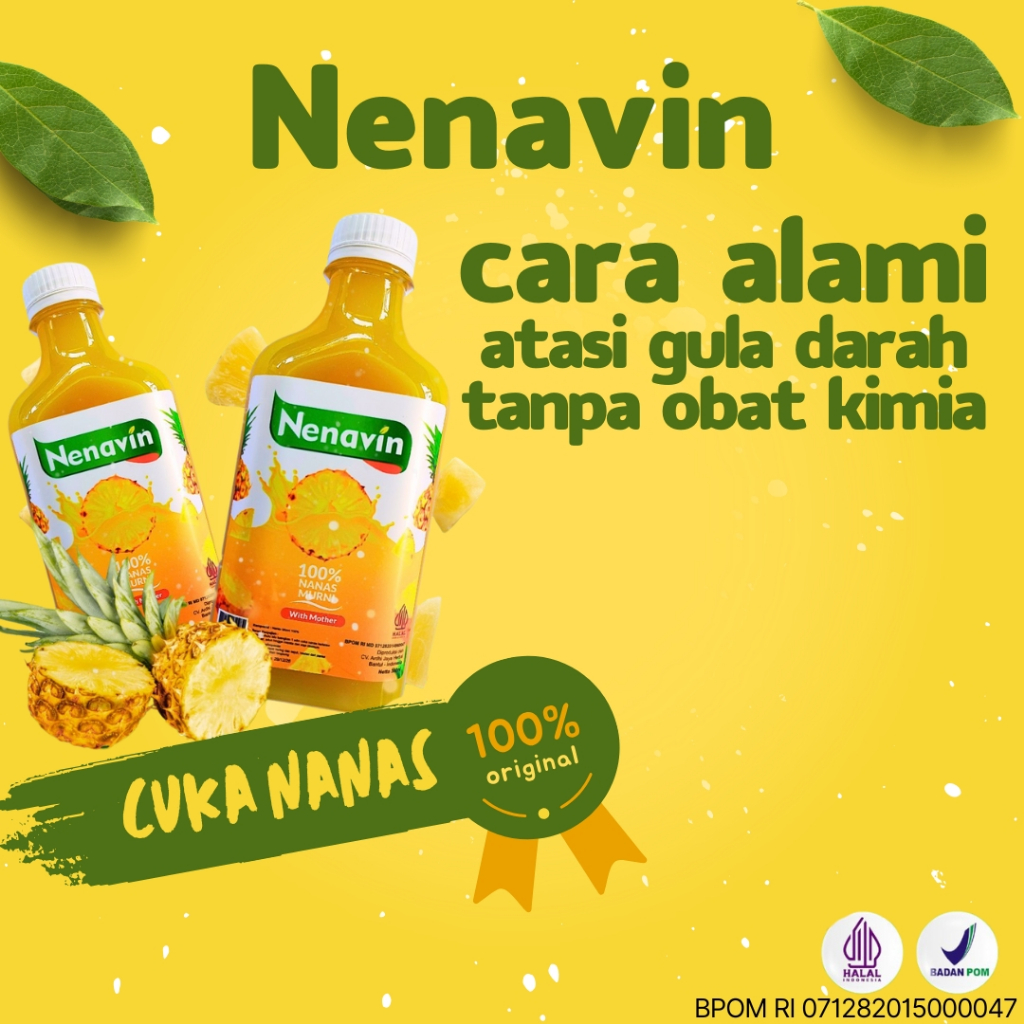 

NENAVIN Cuka Nanas Atasi Diabetes Paling Ampuh Kaya Insulin Dan Kontrol Gula Darah.