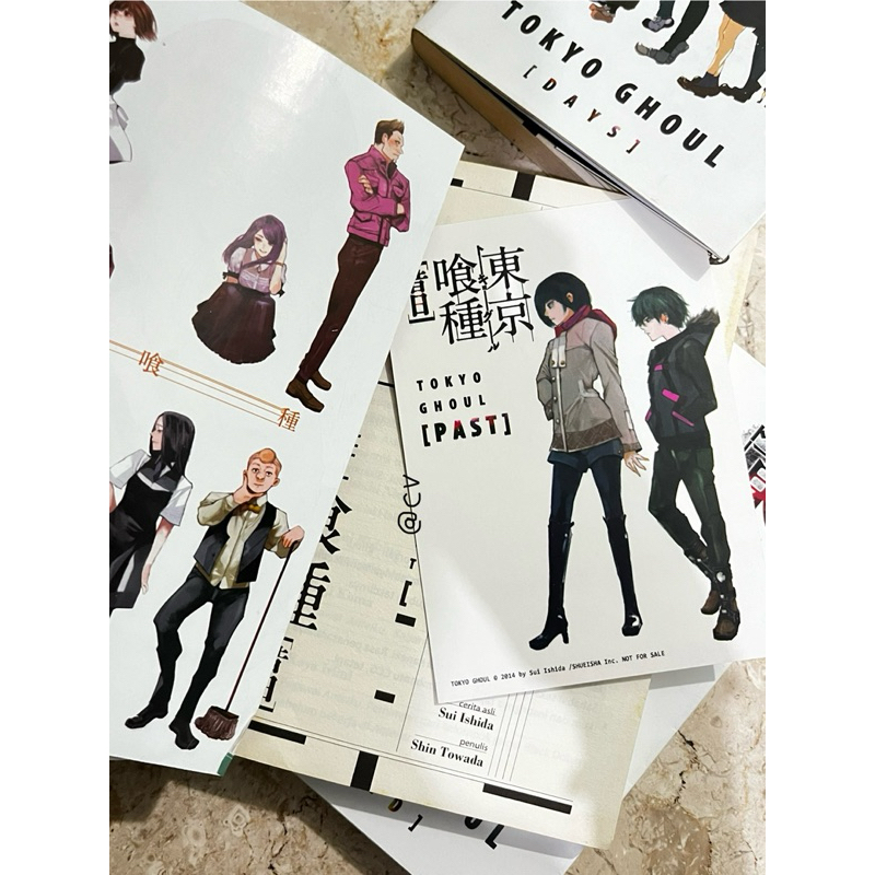 [PRELOVED] novel tokyo ghoul - days/void/past