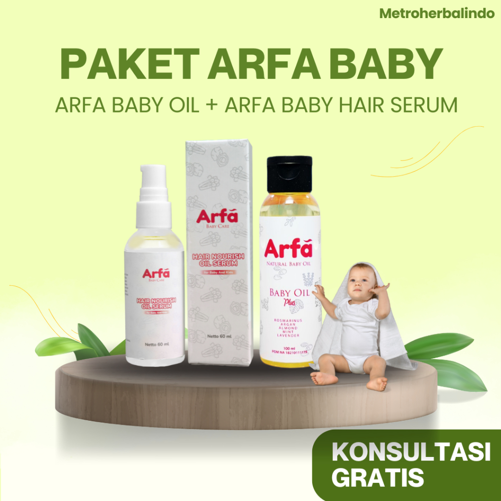 Arfa Baby Care - Arfa Baby Oil + Serum Hair Nourish