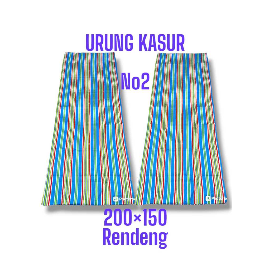 Urung kasur isi Kapuk No2 (200×75×15) (200×150×15) Sudah Gender Atau Sulam Bahan Gelatik Salur