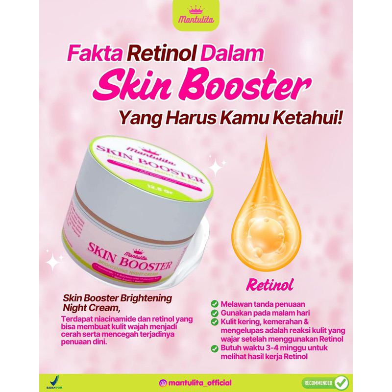 Mantulita Skin Booster Retinol Night Cream