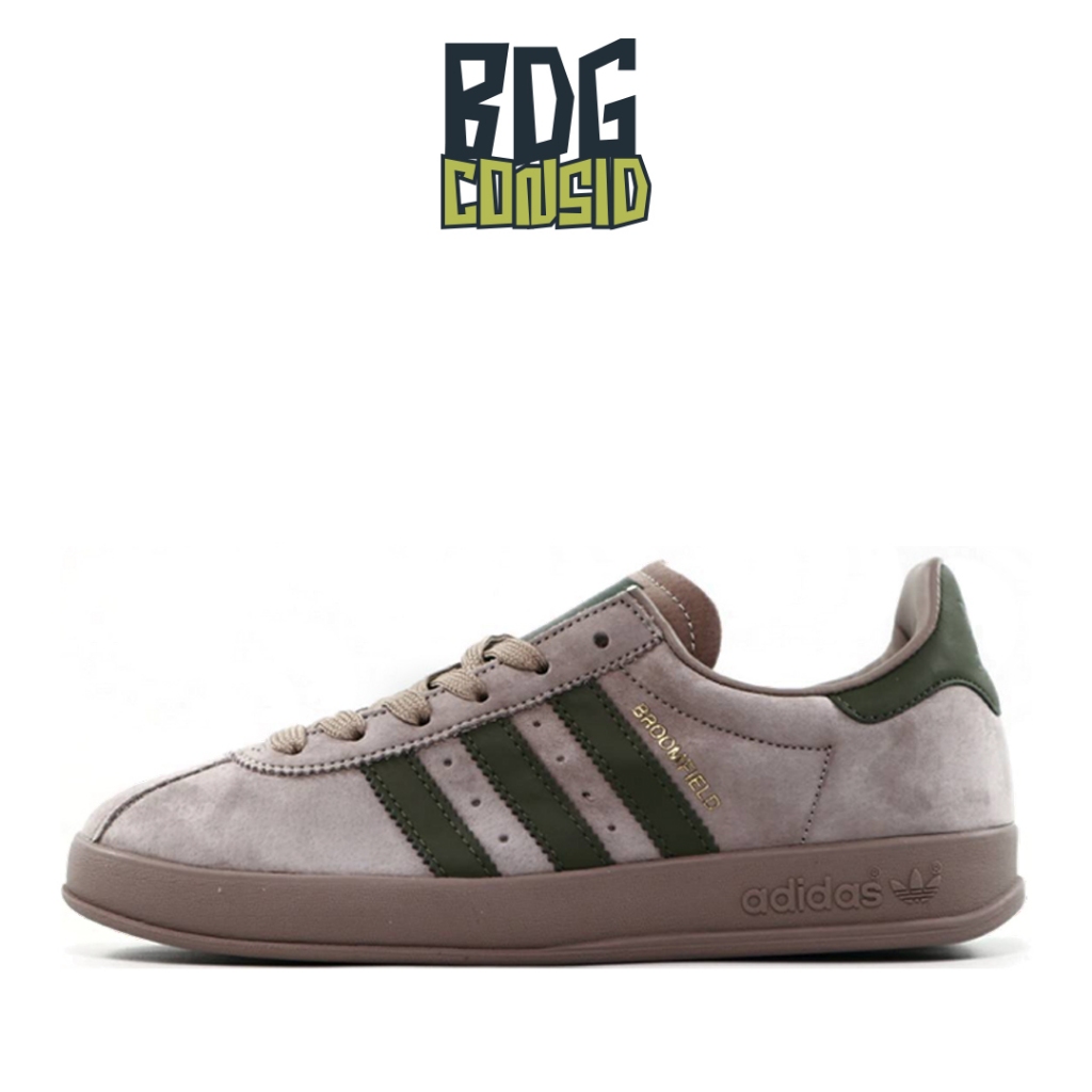 Sepatu Sneakers Pria Adidas Broomfield Raw Khaki