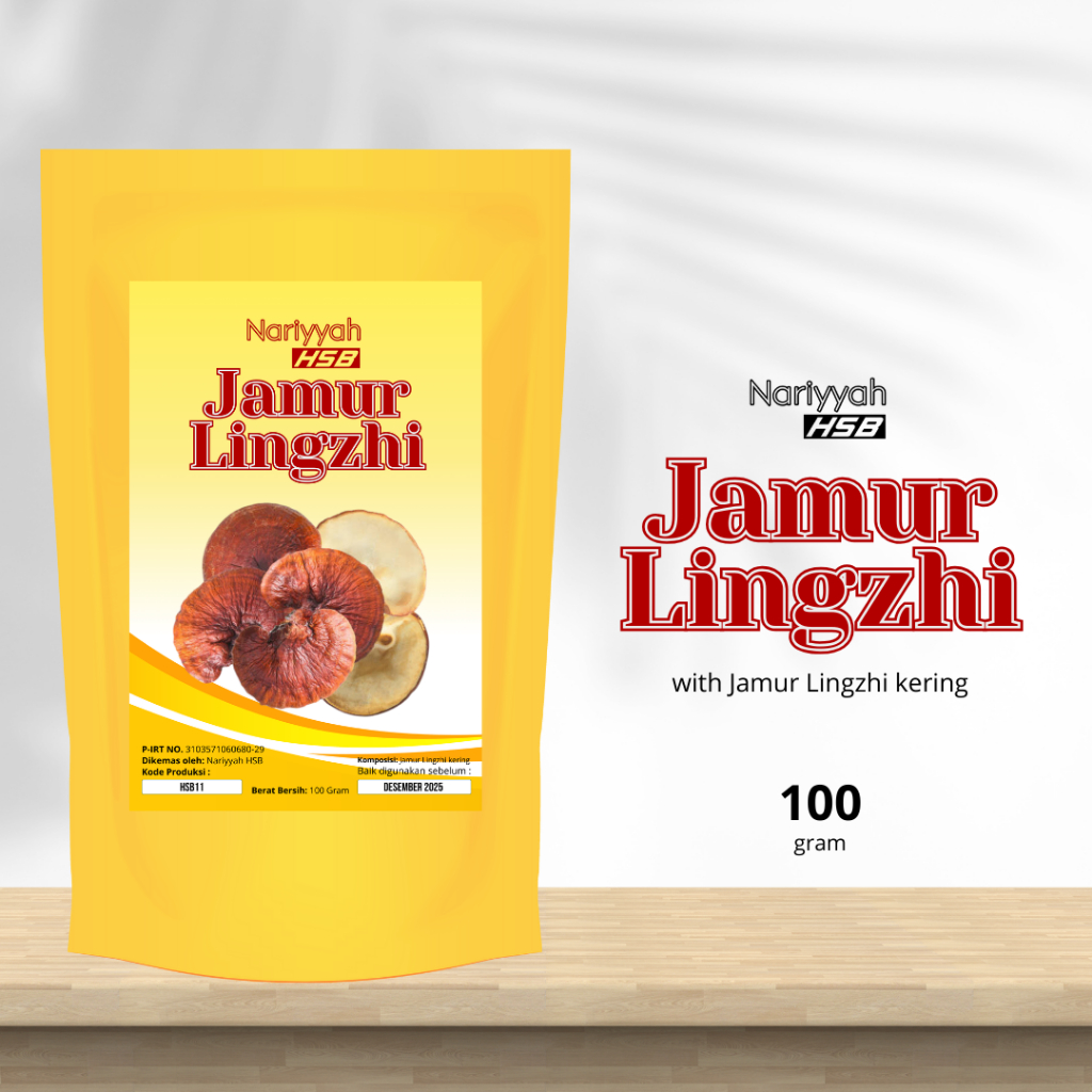

Nariyyah HSB - Jamur Lingzhi Tea untuk Menghambat Sel Kanker dan Tumor