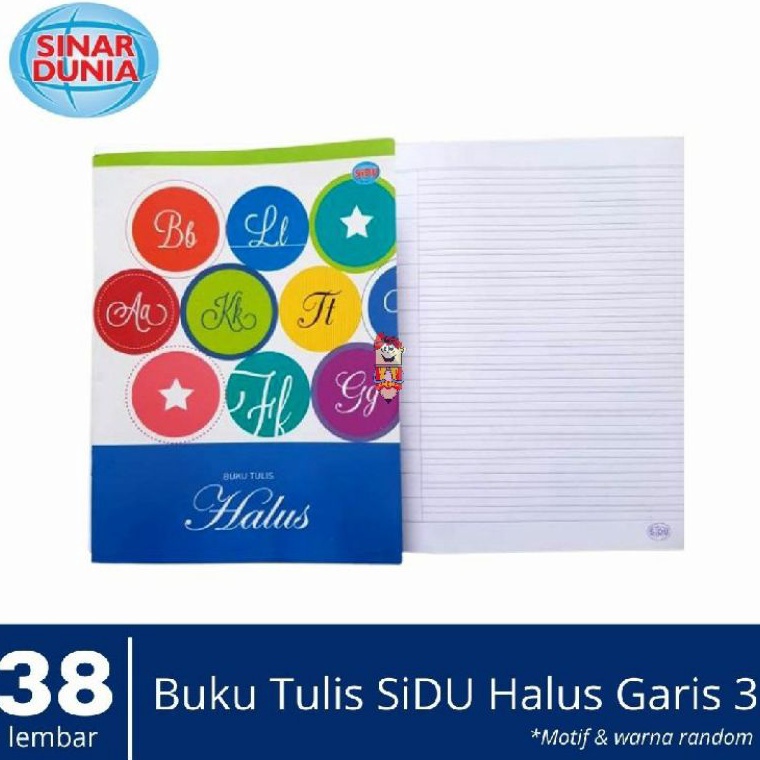 

KODE EWEZ8 Buku Tulis garis 3 sinar dunia 1pak1pcs
