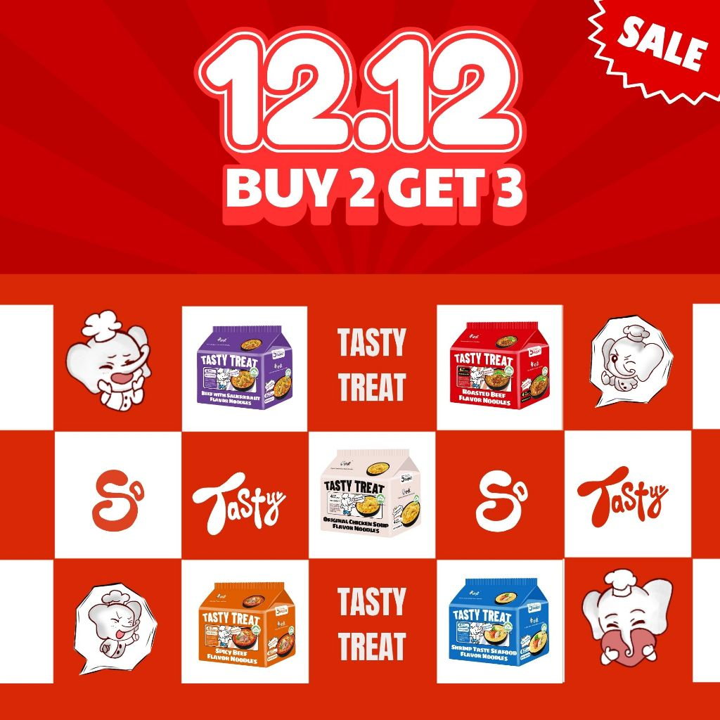 

12.12 BIG SALE! Buy 2 Get 3 TASTY TREAT SERIES