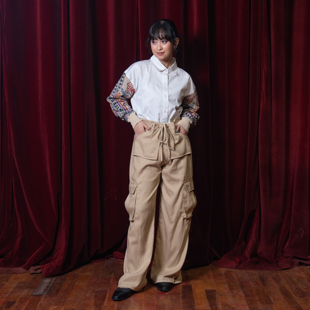 NONAETALXDIANABLE Virgo Cargo Pants Khaki