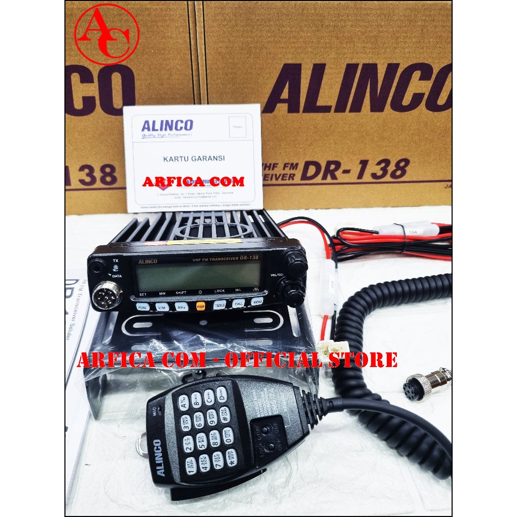 RADIO RIG ALINCO DR 138 DR138 VHF ORIGINAL RESMI - ALINCO DR-138 VHF