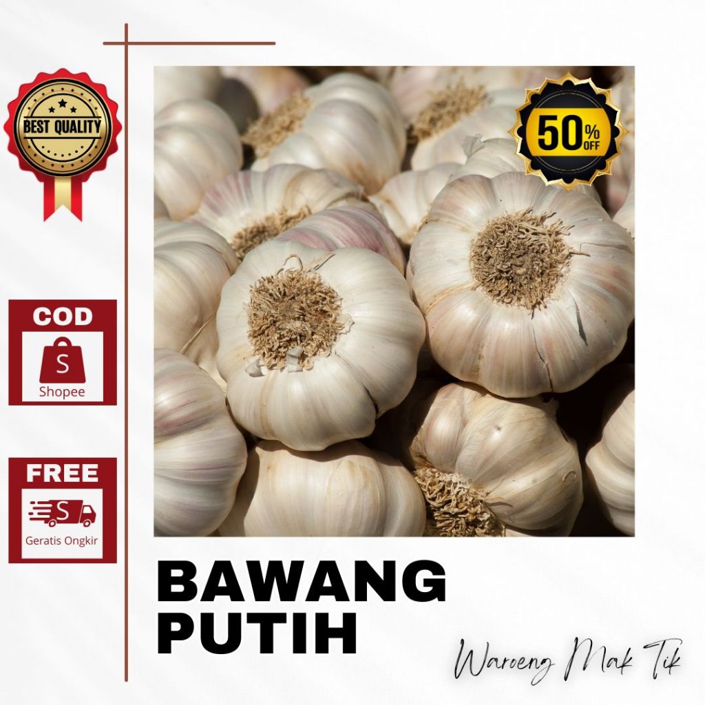 

Bawang Putih Bumbu Masak Geratis Ongkir