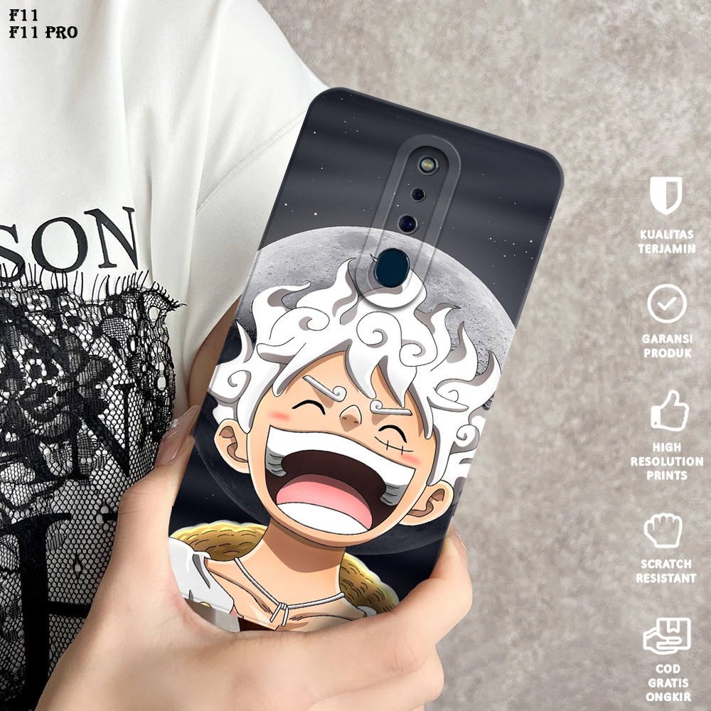 Case Oppo F11 - Casing Hp Oppo F11 Motif Luffy - Softcase Oppo F11 - Softcase Hp Oppo F11 - Case Hp 