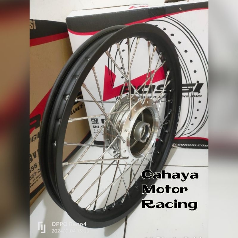 Velg Rossi  Motor Honda Legenda/ Astrea grand/ Supra lama / impersa/ tromol set jari velg Plus rakit