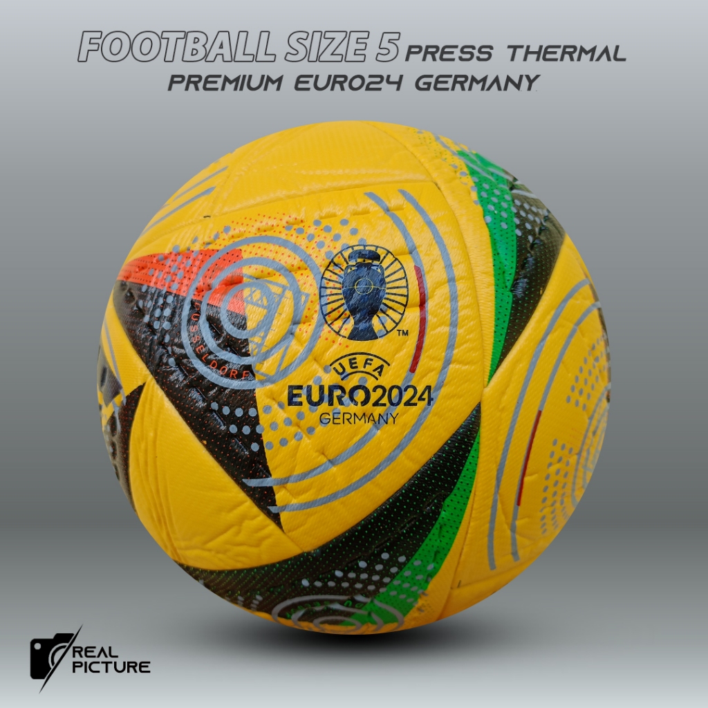 ADIDAS EURO24 Bola Sepak Size 5 Asli Premium Bola Sepak Press Emboss TSBE Import