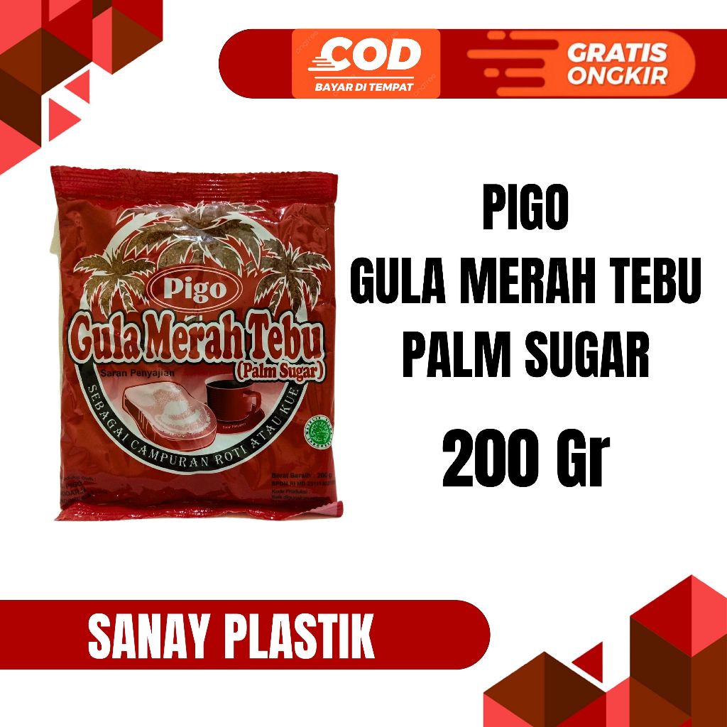 

PIGO GULA MERAH TEBU PALM SUGAR 200 GRAM