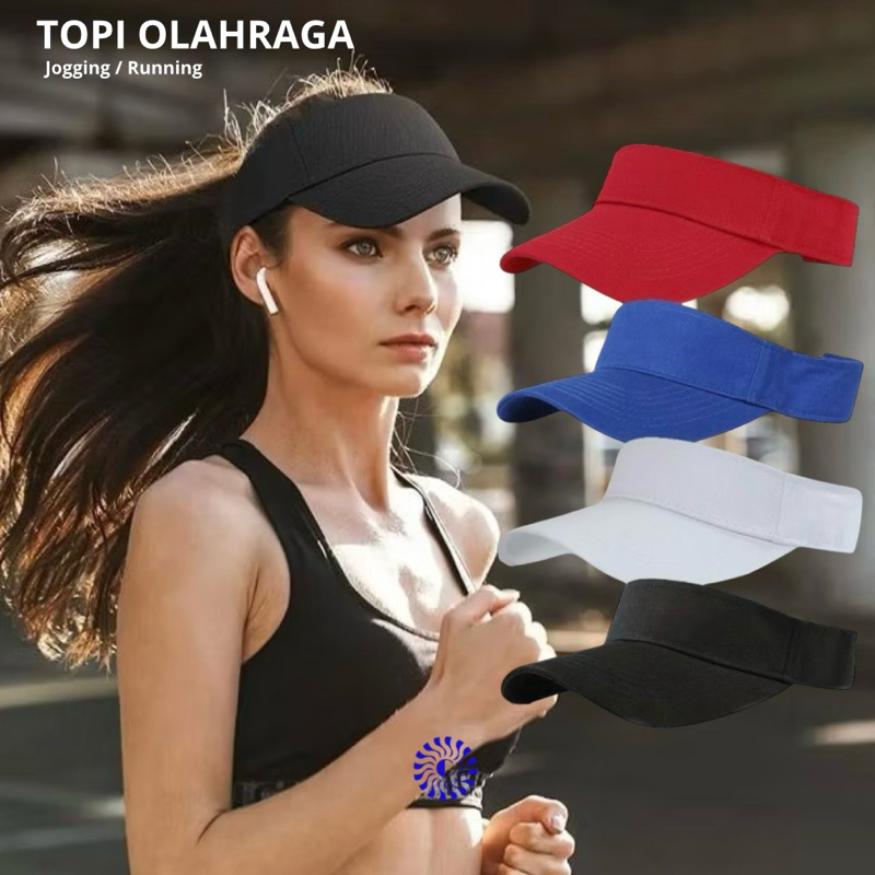 Topi Lari Jogging Ranning Wanita Topi Olahraga Wanita Polos