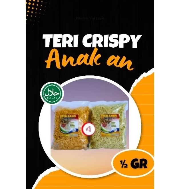 

Teri crispy | teri nasi krispi kemasan medium 500gr