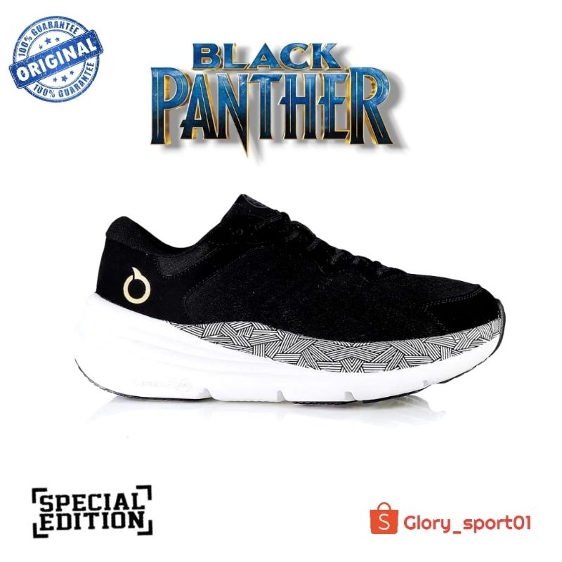 SEPATU RUNNING ORTUSEIGHT MARVEL PHANTER ENCORE 100% ORIGINAL