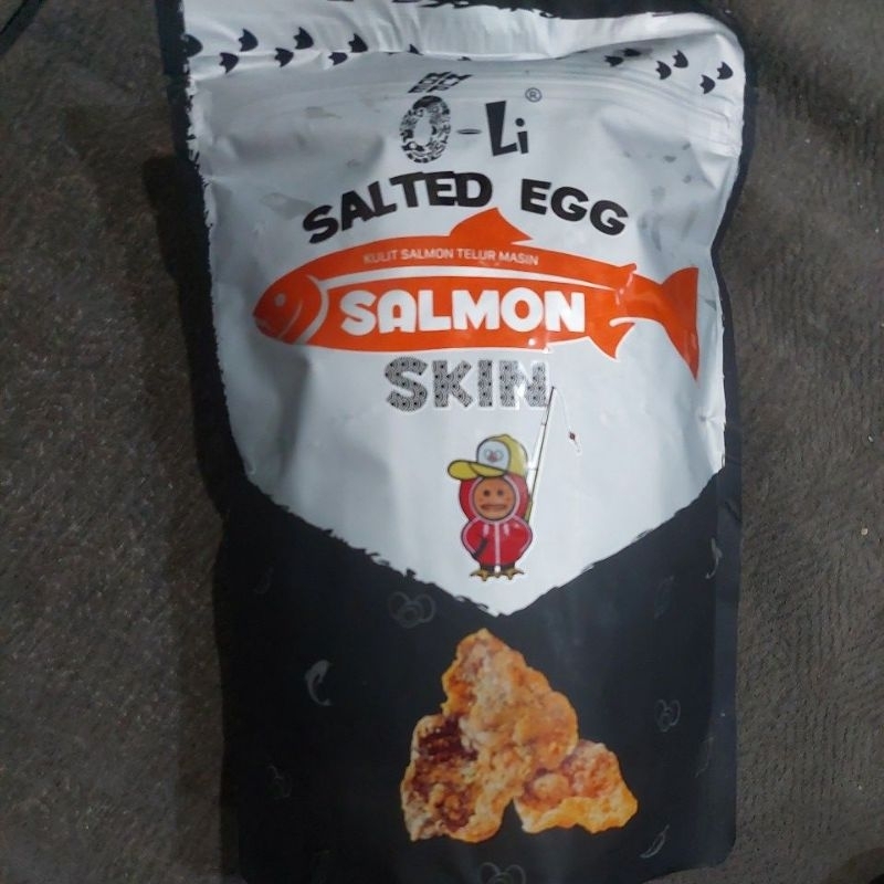 

Salted Egg Salmon Skin