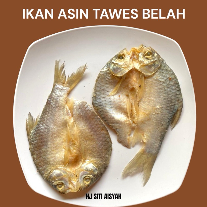 

ikan asin TAWES BELAH /WADER; 250 GRAM