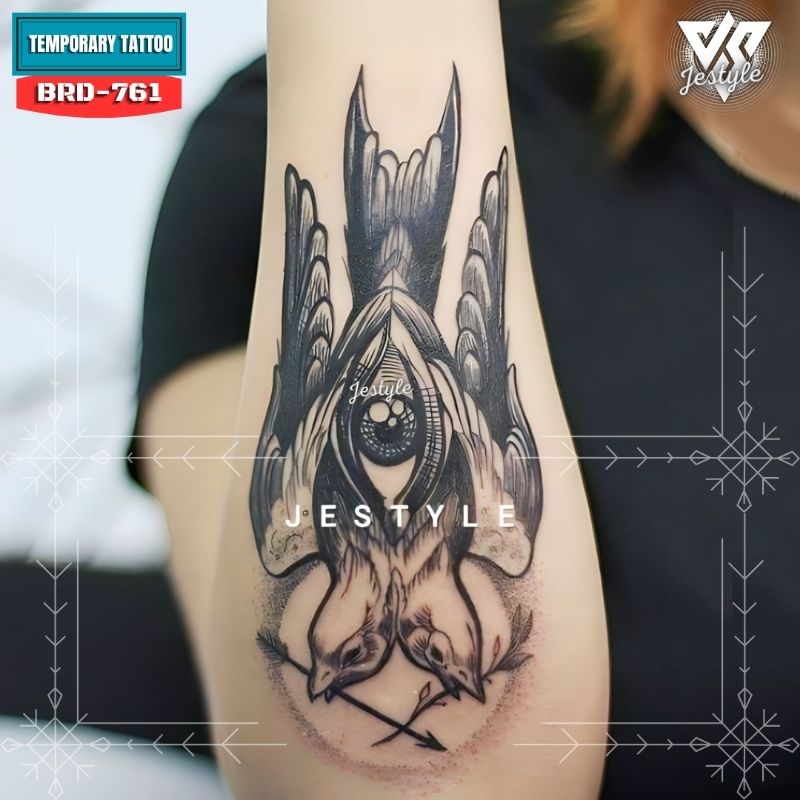 [BRD-761] Tato Temporer Temporary Tattoo Burung