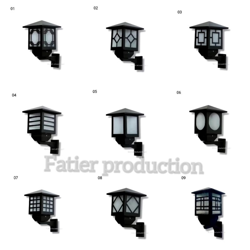 Lampu Hias Dinding / Lampu Tempel Tembok Lampu Outdoor