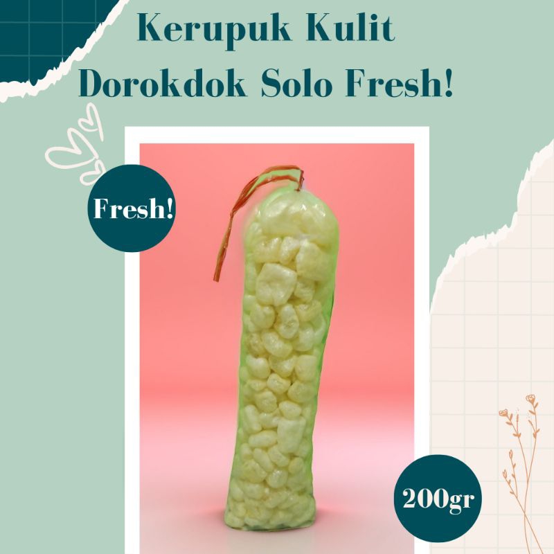 

1 Ball Kerupuk Kulit Dorokdok Solo Fresh!