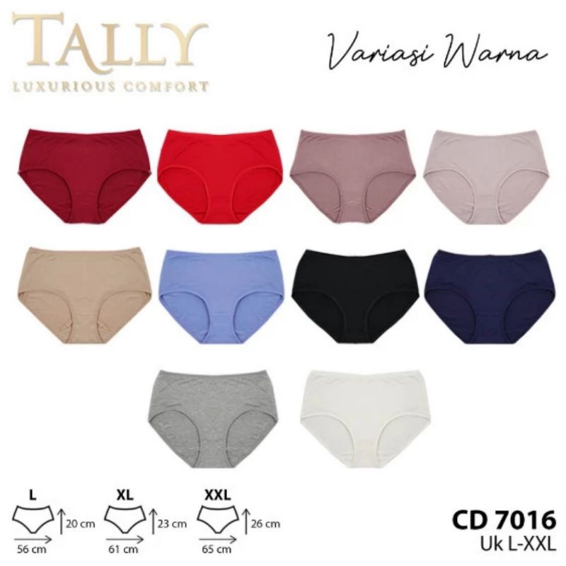 CD Wanita Tally 7016 | Katun Bambu | Isi 3