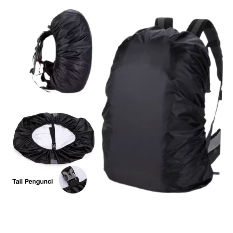 Rain Cover Tas Waterproof 28-35L Rain Cover  Bag  Jas Hujan Tas Jas Hujan Bodypack Jas Hujan Tas Sek