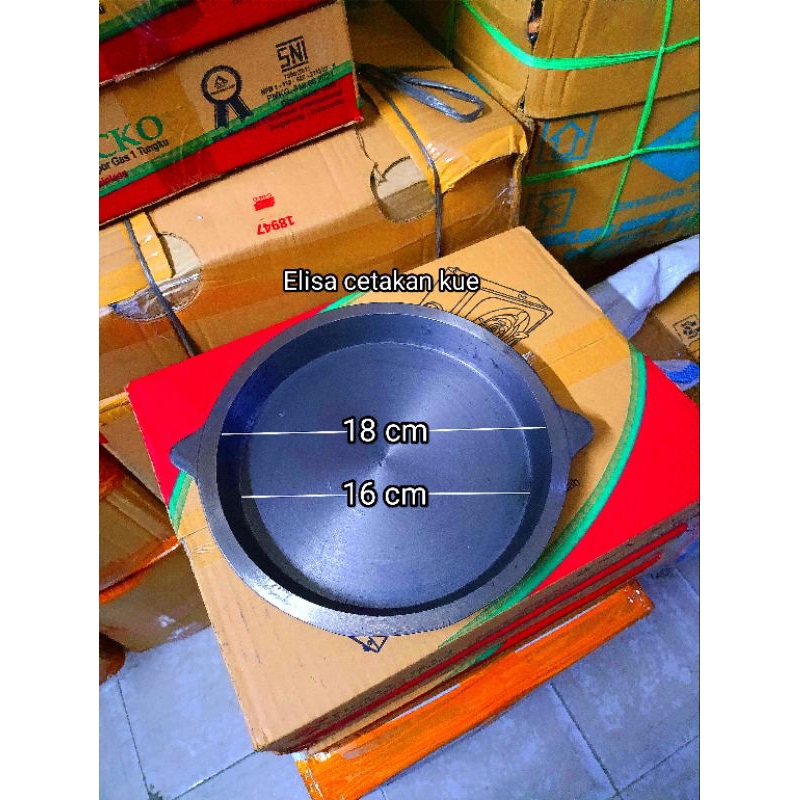 Loyang martabak manis 18 cm Wajan martabak manis Cetakan martabak manis Loyang Terang bulan