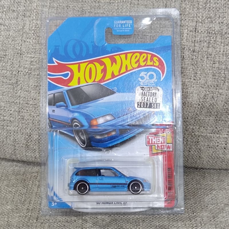 Hotwheels 90 Honda Civic EF Biru Kmart Exclusive Recolor Factory Sealed