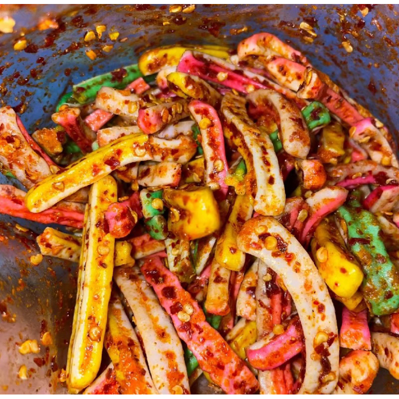 

kurupuk jaat/as beton pedas daun jeruk 500gr