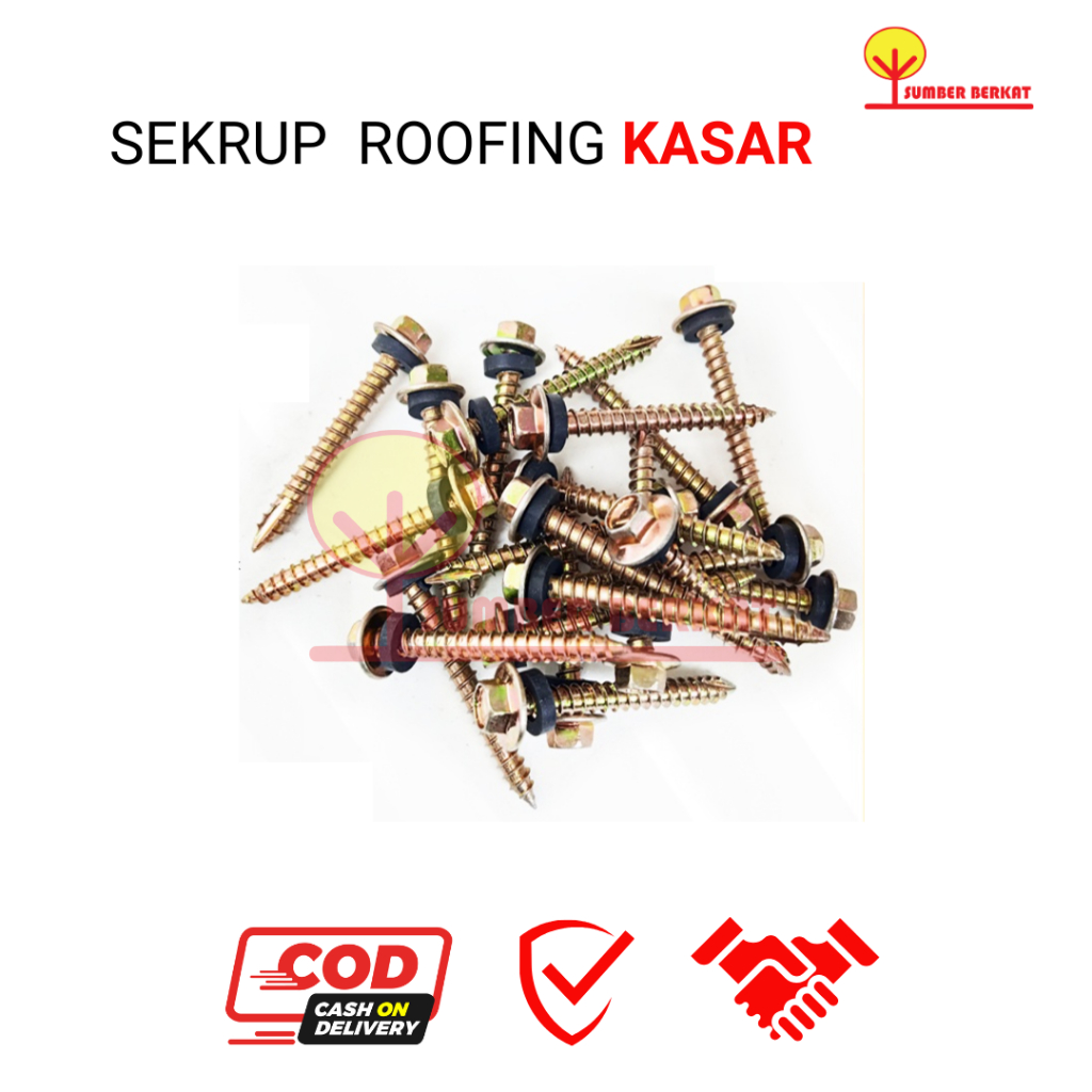 Sekrup / Skrup Roofing Kasar 12 x 40