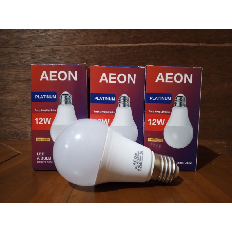 Lampu LED Bohlam AEON PLATINUM Cool Daylight 6500K Cahaya Putih