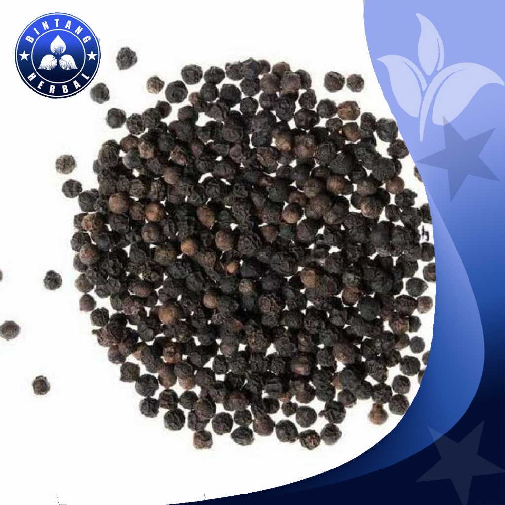 

BIJI LADA HITAM UTUH 500 GRM \ BIJI MERICA HITAM UTUH - BINTANG HERBAL