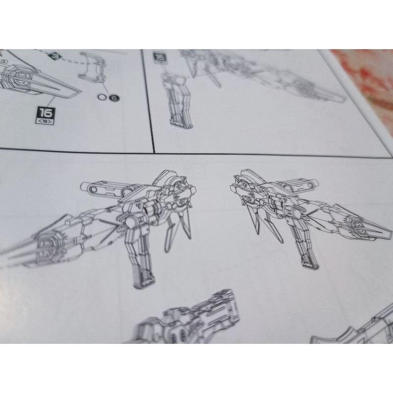 mg destiny 8828 railgun & massive sword belom rakit