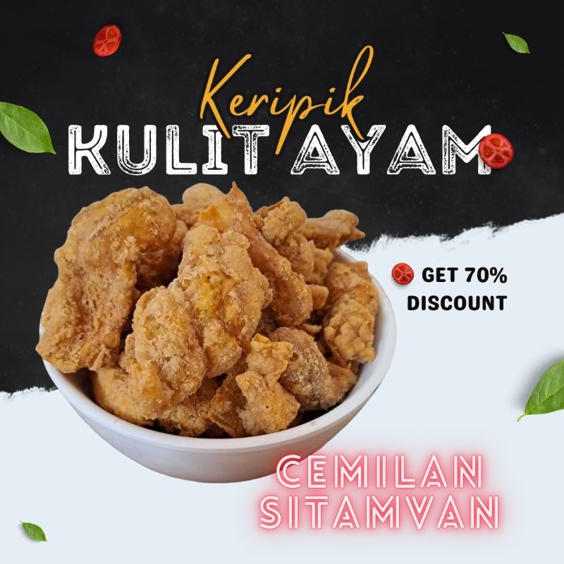 

Keripik Kulit Ayam Original 1/2Kg
