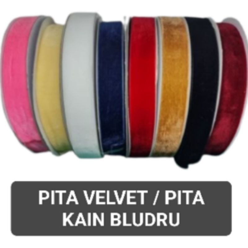 

Pita Velvet 1inc/ Pita kain Bludru