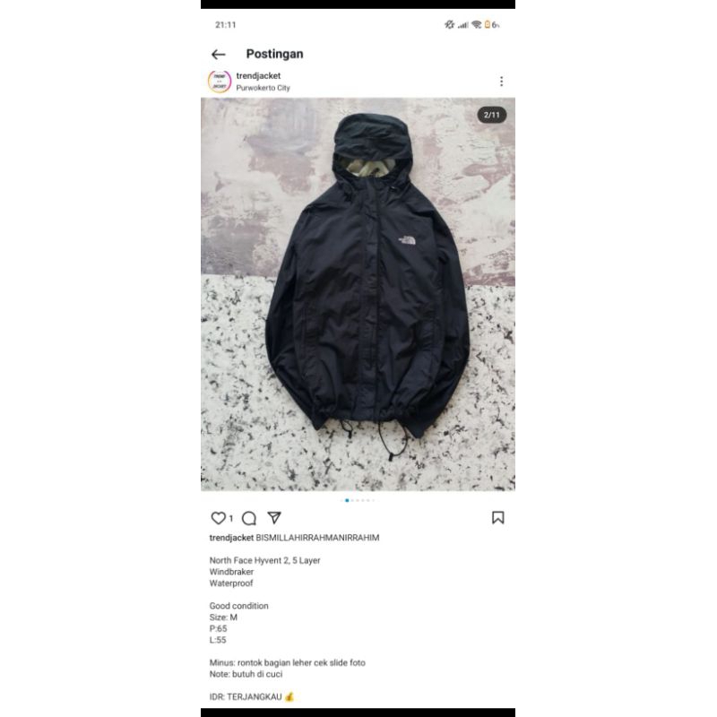 tnf hyvent 2,5 layer