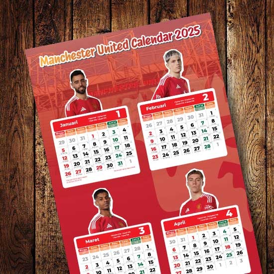 

Kalender Bola Manchester United 2025 - 4 bulanan
