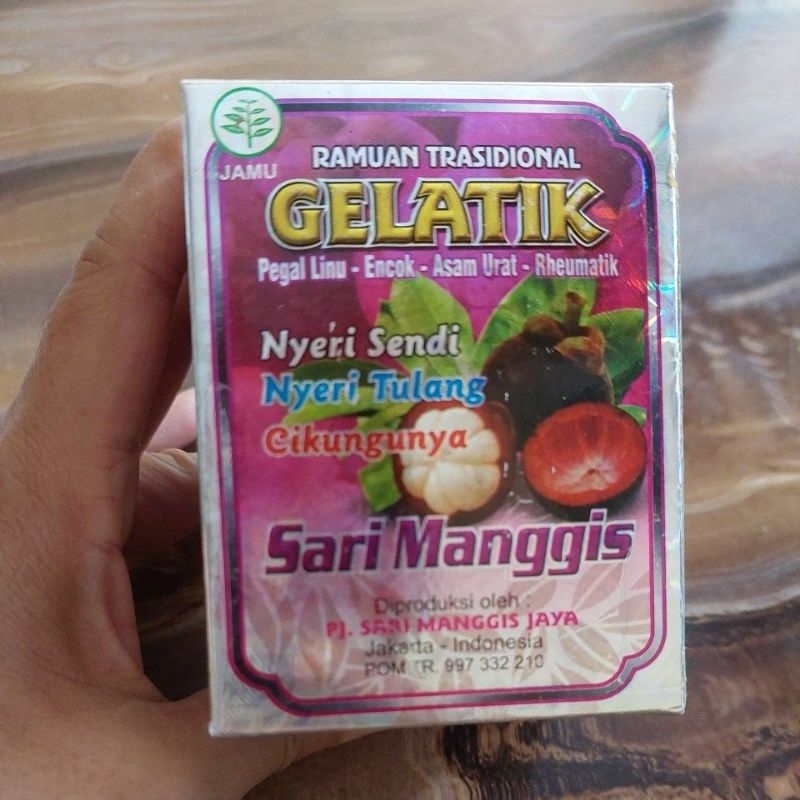 

Jamu Gelatik Nyeri Sendi Nyeriyah Cikungunya Sari Manggis