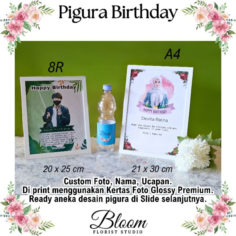 Kado Ultah Unik. Pigura Ucapan Selamat Ulang Tahun 2D.