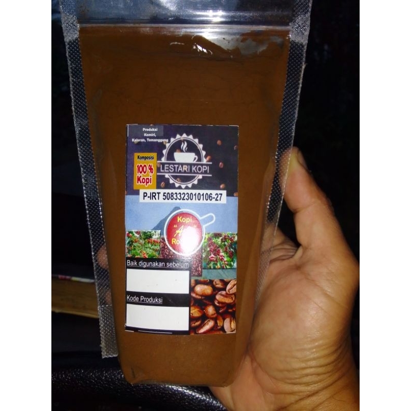 

BUBUK KOPI ROBUSTA 100% ASLI TEMANGGUNG KEMASAN 200GR