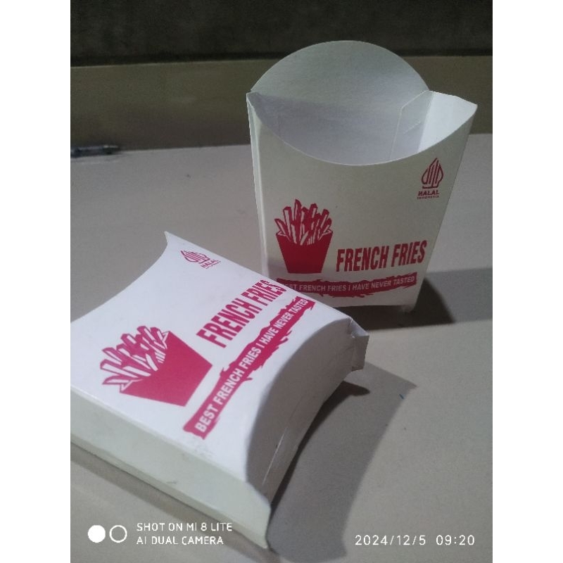 

kotak dus frenc frish 100 pcs