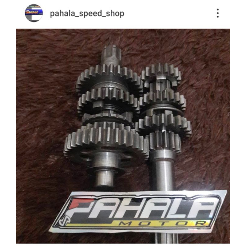 rasio racing Jupiter z 200cc 1(13/30)2(18/31)3(21/28)4(21/23)