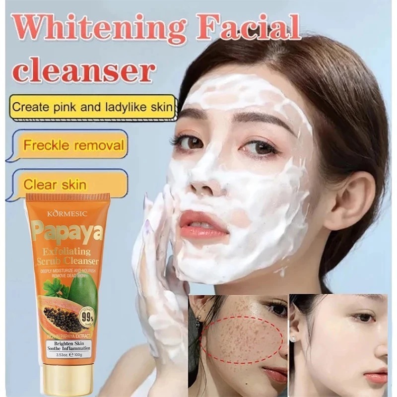 KORMESIC Sabun Papaya Facial Foam Brightening 100 ML