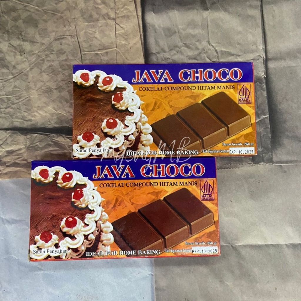 

JAVA CHOCO DARK 250GR COKELAT COMPOUND HITAM MANIS/COKELAT BATANG JAVA CHOCO