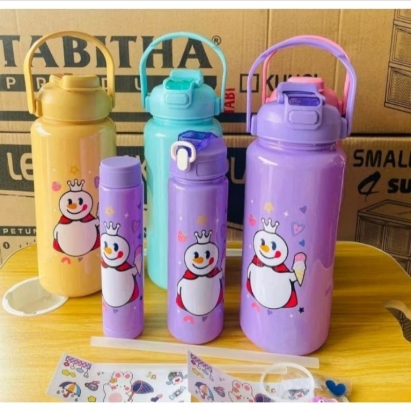 (KK) Botol Minum Mixue 3in1 / Botol Mixue Beranak