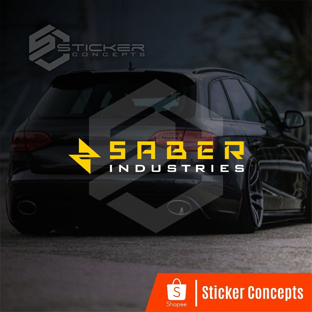 Stiker Saber Industries | cutting stiker