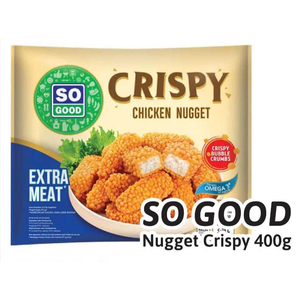 

So Good Crispy Chicken Nugget 400gr Omega Extra Meat