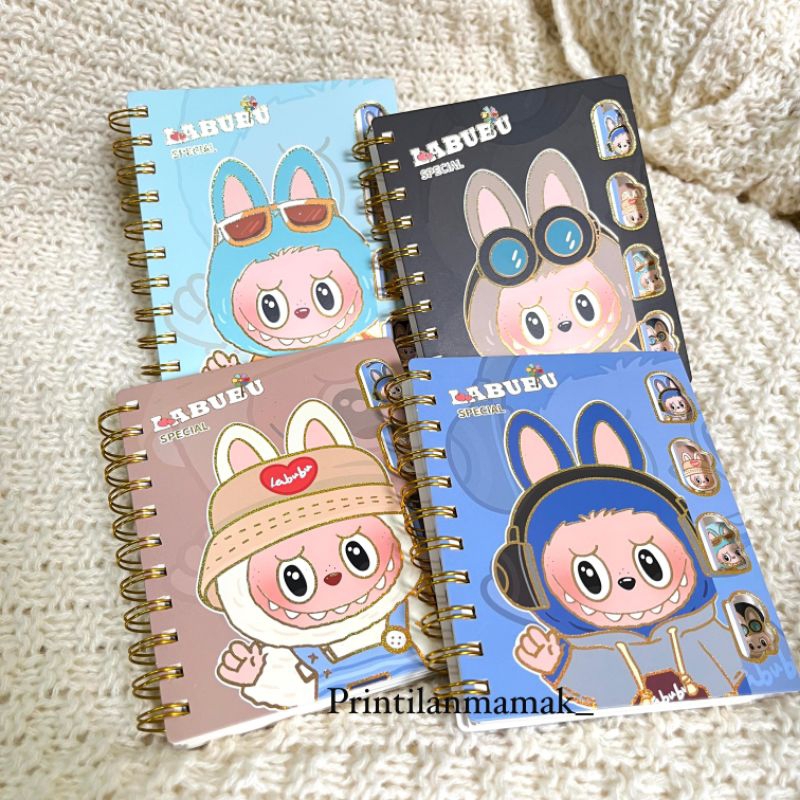 

Notebook Spiral Labubu lucu / Buku Catatan spiral Labubu
