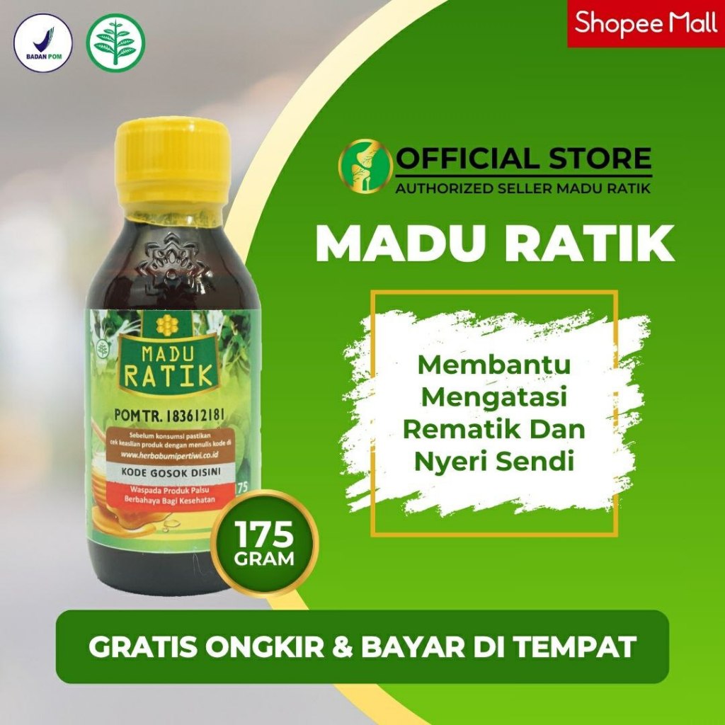 Madu Ratik - Madu Herbal Asli untuk Kesehatan Tumit Sendi Asam Urat Dan Kebas