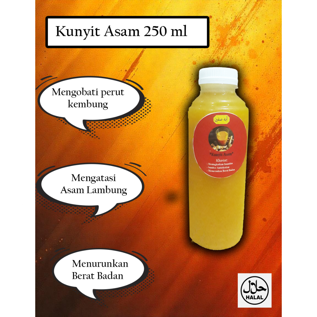 

Minuman Herbal Kunyit Asam 250 ml